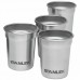 Stanley Adventure Stainless Steel Shot Glass Set Hammertone Green 10-01705-033