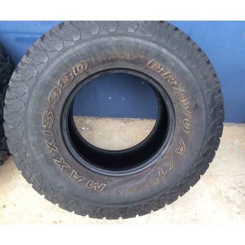Maxxis 980 Bravo AT Tyres 35 Inch (Set of 4) Tyre Tire USED