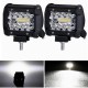 4 inch LED Work Light Bar 60W Bulb Spot Flood Lights 12V 24V (PAIR)