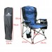 Portable Foldable Ultralight Back Rest Camping Chair with Carry Bag Medium Sized Adult (Maroon/Blue/Green)