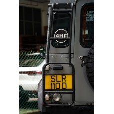 Hannibal Safari Land Rover Defender (1983 - 2016) Rear Ladder Powercoated 