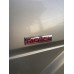 Diesel Emblem Classic Wording Car Vehicle Badge Sticker - Red/Black