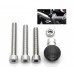 Motorcycle Handlebar Clamp Base 1 inch 25mm Ball with M8 Screw