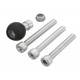 Motorcycle Handlebar Clamp Base 1 inch 25mm Ball with M8 Screw
