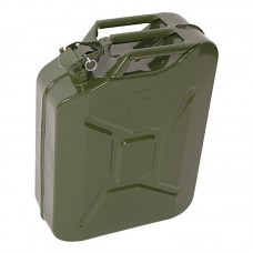 4X4 Generic German Metal  Jerry Can Metal 20Litres - Green / Yellow ( Diesel / Fuel / Water)