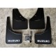 Suzuki Jimny Sierra JB64 JB74 2019 2022 Mud Flap Mudflap Suzuki Wording - Black / Red