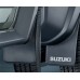 Suzuki Jimny Sierra JB64 JB74 2019 2022 Mud Flaps Suzuki Wording - Black / Red