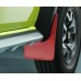 Suzuki Jimny Sierra JB64 JB74 2019 2022 Mud Flaps Plain - Black/ Red