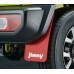 Suzuki Jimny Sierra JB64 JB74 2019 2022 Mud Flaps Jimny Wording - Black/ Red