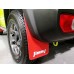 Suzuki Jimny Sierra JB64 JB74 2019 2022 Mud Flap Mudflap Jimny Wording - Black/ Red