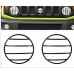 Suzuki Jimny Sierra JB64 JB74 2019 2022 Metal Front Head Light Grill (Pair)