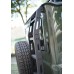 Suzuki Jimny Ladder (2019-2024) JB74 Car Rear Tailgate Aluminum Alloy Black Design 2