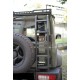 Suzuki Jimny Ladder (2019-2024) JB74 Car Rear Tailgate Aluminum Alloy Black Design 2