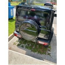 Suzuki Jimny Sierra JB64 JB74 2019 2022 Spare Tyre Tire Rear Wheel Cover Protection - White / Black / Lime / Blue / Green