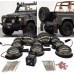 Land Rover Defender Led Car Light 10 Pieces Set with Relay Smoked