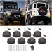 Land Rover Defender Led Car Light 10 Pieces Set with Relay Smoked