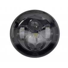 60W LED Front Headlight 7" Inch High-quality Signal Head Light - Pair