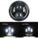 60W LED Front Headlight 7" Inch High-quality Signal Head Light - Pair