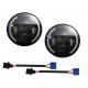 Jeep Wrangler / Suzuki Jimny SJ410 LED Front Headlight 7" Inch Halo High-quality Signal Head Light - Pair