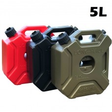 Longhaul Fuel Container Spare Fuel Tank (Diesel, Water, Petrol) - 5 Litres Red / Green / Black