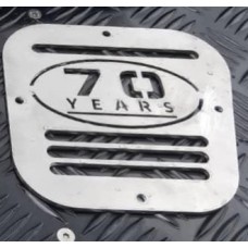 Land Rover Defender Air Intake Vent 70th Years Anniversary Stainless Steel Grille - 1 piece