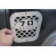 Land Rover Defender Air Intake Vent 70th Years Anniversary Stainless Steel Grille Mesh Design - 1 piece
