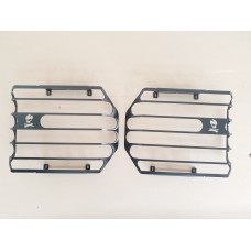 Hannibal Safari Land Rover Defender Classic Front Head Light Protection Grill Guard (Pair)