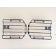 Hannibal Safari Land Rover Defender Classic Front Head Light Protection Grill Guard (Pair)