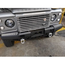 M17 Black Cover Winch Bumper Land Rover Defender