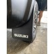 Suzuki Jimny Sierra JB64 JB74 2019 2022 Mud Flap Mudflap Suzuki Wording - Black / Red