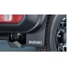 Suzuki Jimny Sierra JB64 JB74 2019 2022 Mud Flaps Suzuki Wording - Black / Red