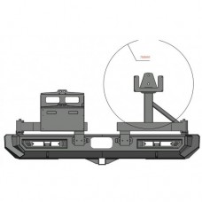 Suzuki Jimny Sierra JB64 JB74 2019 2022 Rear Bumper With Jerry Can Holder & Spare Tire Carrier Version 3