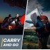 Camping Lantern Rechargeable Flash Light with Extendable Light Tripod 3 Lighting 12000mah Torchlight