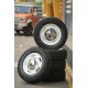 (Set of 5) Cream VIP Style Alloy Rim Wheels With Tyres Bundle Package Installation Included For Suzuki Jimny 2018 2019 Current JB64 JB74 Vehicle Tyre Tire Kenda KR28 BFGoodRich KO2 Dunlop AT2