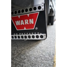 WARN Fibreglass Wheel Mud Flap Mudflap (Pair)