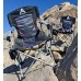 ARB Camping Touring Chairs With Side Table - Black / Tan