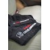 Borneo Overland Quick Dry Microfibre Quality Towel with Embroidery Hand Face Bath Black Bathroom Towels