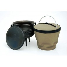 Camp Cover Potjie Cover 3-Leg No. 4 Ripstop Khaki (36 x 28 x 42 cm) 