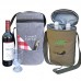 Camp Cover Cooler Two Bottle Wine Polyester Light Grey