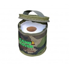 Camp Cover Toilet Roll Holder Polyester Camo Single 1 roll 