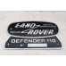 Land Rover Vehicle Car Body Decoration Metal Plate Emblem Badge - Land Rover Defender 110