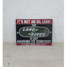 Land Rover Vehicle Car Body Decoration Metal Plate Emblem Badge - Land Rover It's Not An Oil Leak Emblems