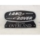 Land Rover Vehicle Car Body Decoration Metal Plate Emblem Badge - The Last Overland Design 2