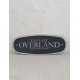 Land Rover Vehicle Car Body Decoration Metal Plate Emblem Badge - The Last Overland Design 3