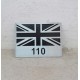 Land Rover Vehicle Car Body Decoration Metal Plate Emblem Badge - DPM UK Flag 110 Badge