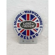 Land Rover Vehicle Car Body Decoration Metal Plate Emblem Badge - England Solihull Warwickshire