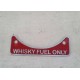 Land Rover Vehicle Car Body Decoration Metal Plate Emblem Badge - Whisky Fuel Only 