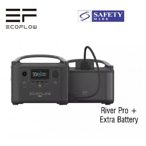 EcoFlow Portable Power Station River 600 Pro + Extra River Pro