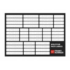 Front Runner Wolf/Cub Pack Campsite Organizing Label Stickers