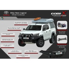 Gobi-X Hilux Revo Legend (2021 -2022) Front Bumper Gobi X